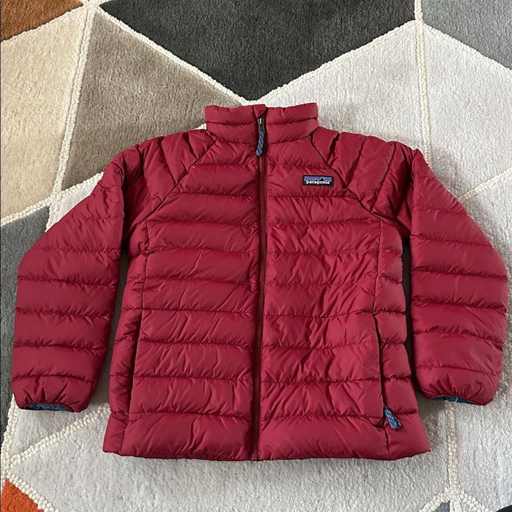 Patagonia Toddler Boys Sweater Down Jacket S Red